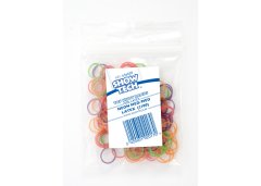 Latex Bands Neon Medium-Medium - 100 pcs Top Knot Bands