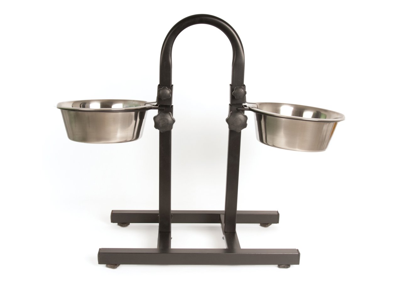 U-Bar Adjustable Bowl Stand with Bowls 25cm - 2,8 L