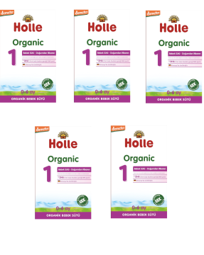 Holle Organik Bebek Sütü 1 400 gr 5 Adet