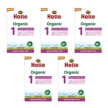 Holle Organik Bebek Sütü 1 400 gr 5 Adet