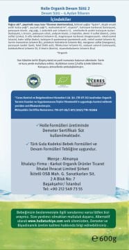 Holle Organik Devam Sütü 2 600 gr 16 Adet