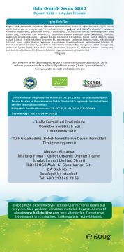 Holle Organik Devam Sütü 2 600 gr 16 Adet