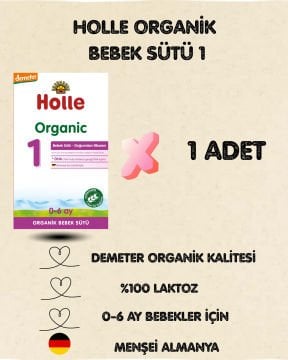 Holle Organik Bebek Sütü 1 400 gr