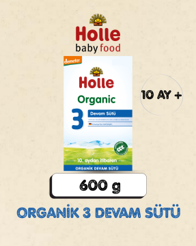 Holle Organik Devam Sütü 3 600 gr