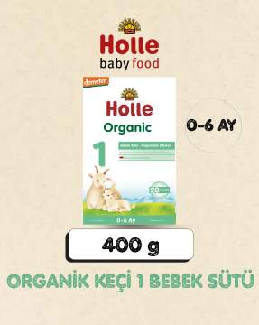 Holle Organik Keçi Bebek Sütü 1 400 gr