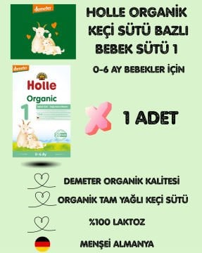 Holle Organik Keçi Bebek Sütü 1 400 gr