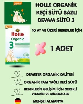 Holle Organik Keçi Devam Sütü 3 400 gr