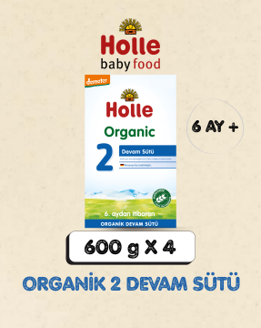 Holle Organik Devam Sütü 2 600 gr 4 Adet