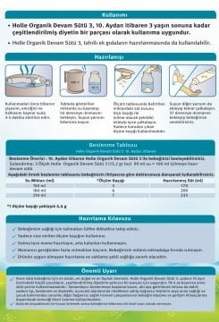 Holle Organik Devam Sütü 3  600 gr  4 Adet