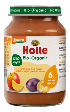 HOLLE ORGANİK ELMA, ERİK PÜRESİ