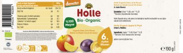 HOLLE ORGANİK ELMA, ERİK PÜRESİ