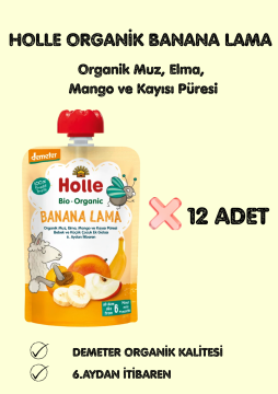HOLLE ORGANİK BANANA LAMA 12'Lİ