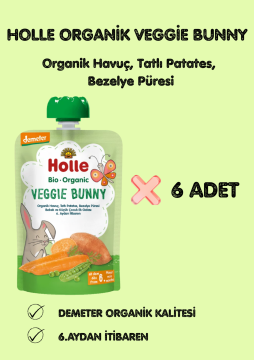 HOLLE ORGANİK VEGGİE BUNNY 6'LI