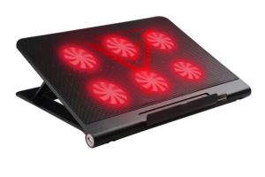 G6 15-17'' 6xFan 2xUSB 4xStand Kırmızı LED Gaming Notebook Soğutucu