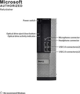 N004O7010SFFUBU Optiplex 7010 SFF Ci5-13500 1.80 Ghz 8GB 256GB SSD Ubuntu