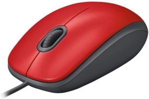 910-005489 M110 Kablolu Optik 1000DPI Kırmızı Mouse