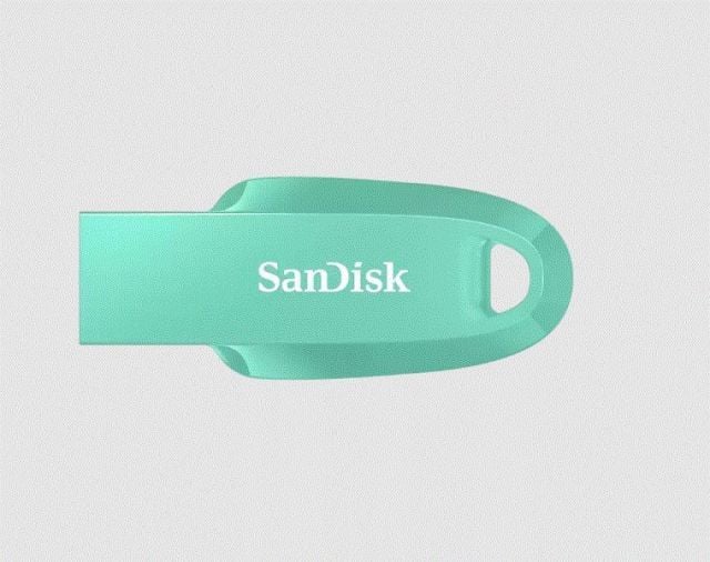 SDCZ550-128G-G46G 128GB Ultra Curve 3.2 Flash Drive Green