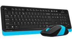 FG1010-MAVI A4 TECH FG1010 Mavi Kablosuz SET (QTürkçe Multimedya Klavye+Optik Mouse)