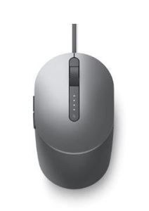 570-ABHM Laser Wired Mouse - MS3220 - Titan Gray