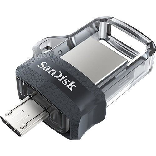 SDDD3-256G-G46 256GB Ultra Android Dual Drive USB3.0 Siyah USB Bellek