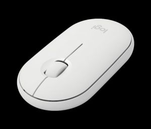 910-005716 Pebble M350 1000DPI Kablosuz Beyaz Mouse