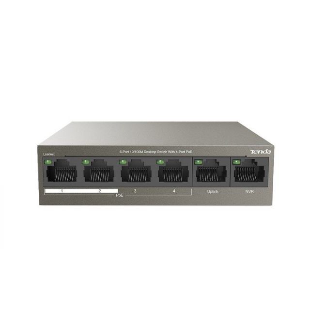 TEF1106P-4-63W 6-Port 10/100M 4-Port PoE Switch