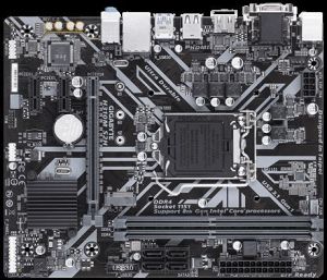 H310M-S2H Intel H310 Soket LGA1151 DDR4 2666 MHz HDMI DVI VGA Anakart