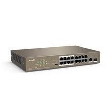 TEF1118P-16-150W 16 portlu 10/100Mbps +1 Gigabit/SFP Slots Switch With 16-Port PoE