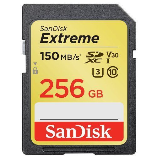 SDSDXV5-256G-GNCIN Extreme SDXC Card 256GB 156MB/s V30 UHS-I U3