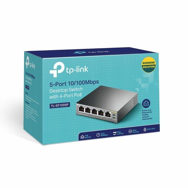 TL-SF1005P 5 Port 10/100Mbps Switch 4 Port Poe