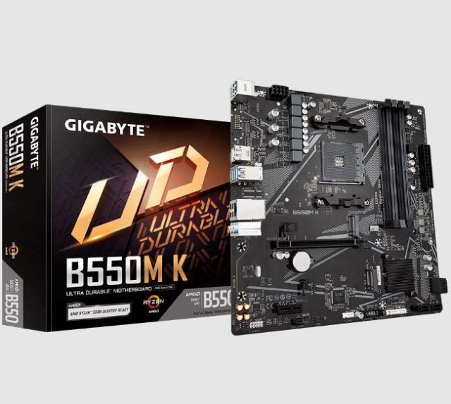 B550M-K AMD B550 Ultra Durable Motherboard with Digital VRM Solution PCIe 4.0