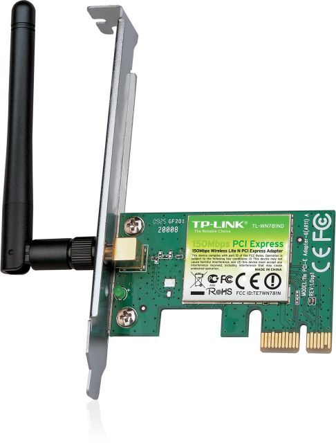 TL-WN781ND 150Mbps 1xDeğiştirilebilir Antenli PCI Express Sinyal Alıcı