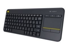 920-007149 Kablosuz K400 Plus Touchpad Siyah Klavye