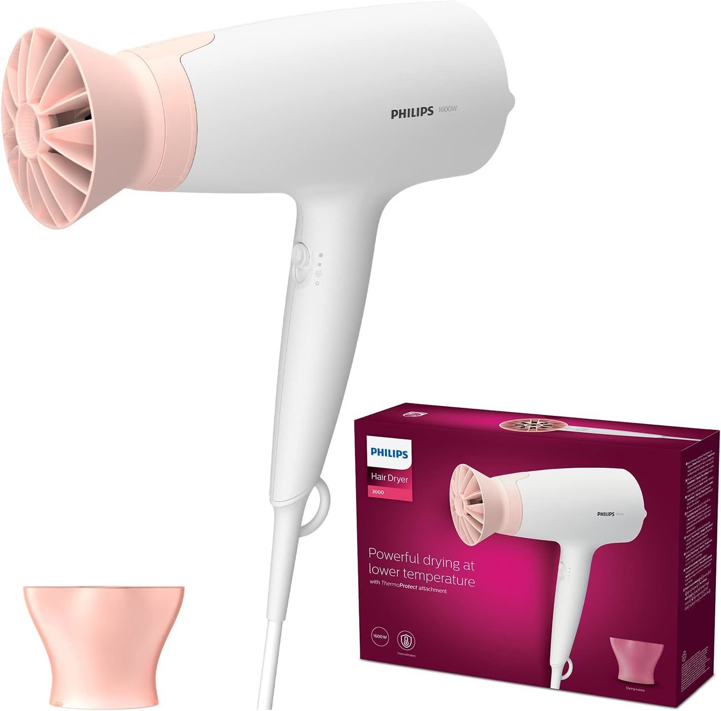 Philips BHD300/10 ThermoProtect 1600 W Saç Kurutma Makinesi