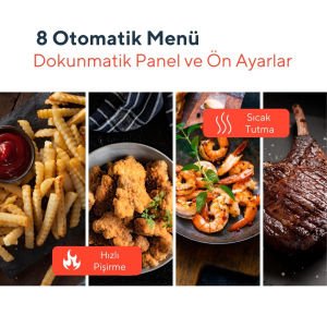 Kumtel Inox Fastfryer HAF-07 Airfryer 8.5 lt Yağsız Fritöz
