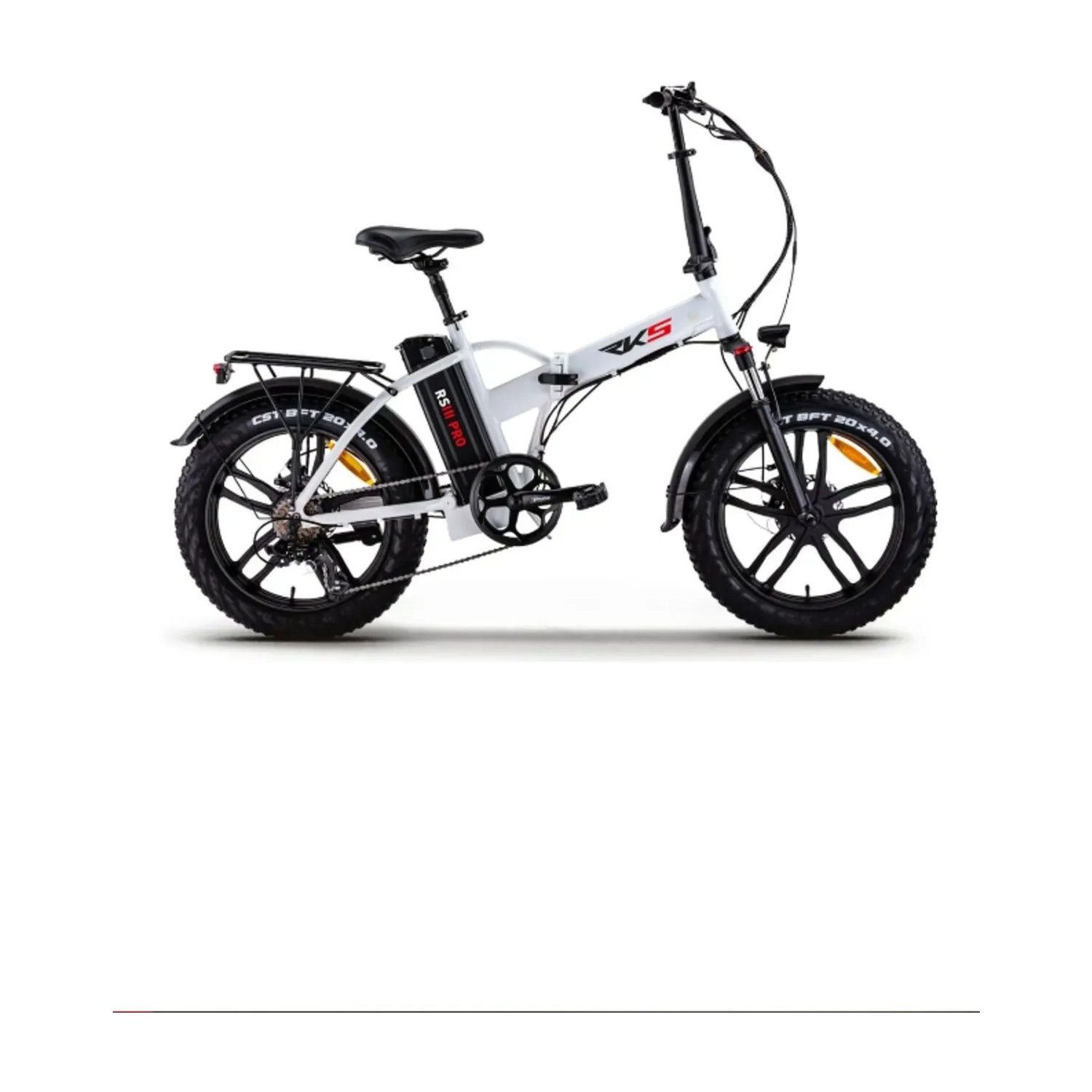 RKS RS3 Pro X Katlanabilir Elektrikli Bisiklet Gri