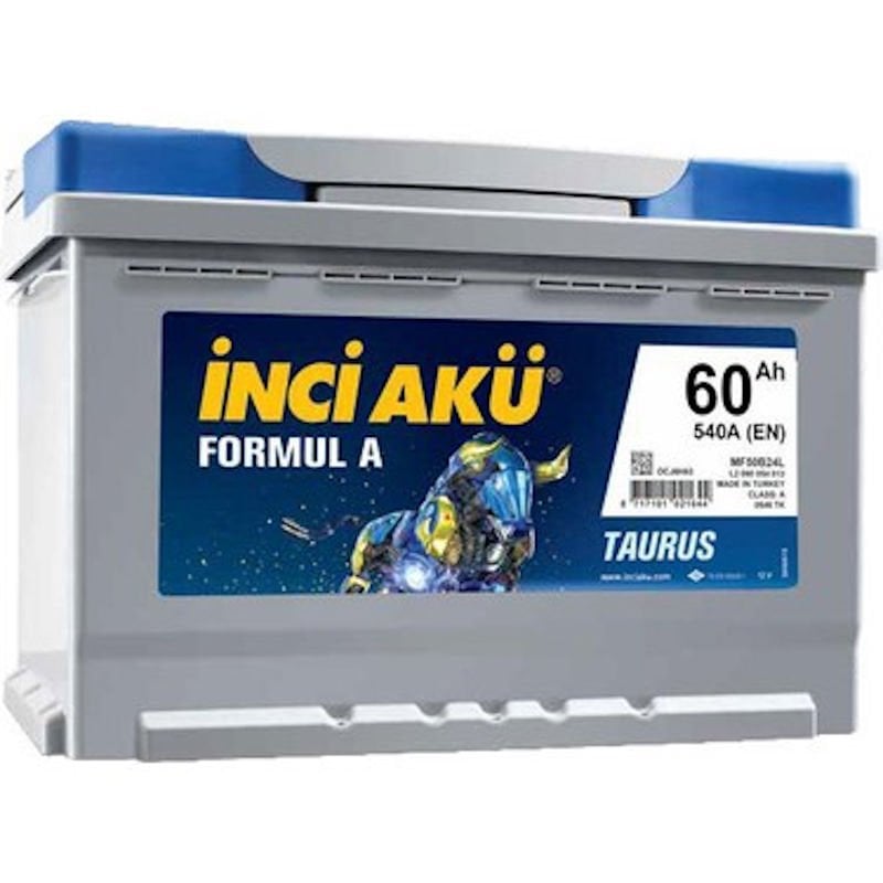 İnci Formul A Taurus 12 V 60 Ah 540 CCA Akü - 2023