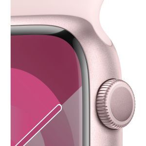 Apple Watch Series 9 GPS 45mm Pembe Alüminyum Kasa ve Uçuk Pembe Spor Kordon Akıllı Saat