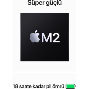 MacBook Air M2 8 GB 256 GB SSD 15.3'' MQKW3TU/A Gece Yarısı