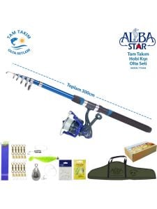 Alba Star TTS004 Tam Takım Hobi Kıyı Olta Seti
