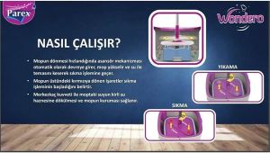 Parex Wondero Temizlik Seti + Yedek Paspas Mop