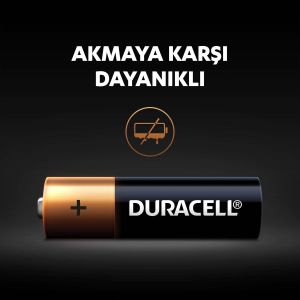 Duracell LR6/MN1500 4'lü Alkalin AA Kalem Pil