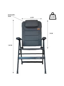 Nurgaz NG-C153 Campout Yastıklı Kamp Sandalyesi