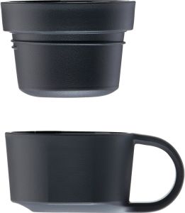 Aladdin Citypark Thermavac Siyah 1.1 lt Çift Bardaklı Termos