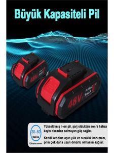Anadolu Strong 48VF Çift Akülü Taşıma Çantalı Budama Testeresi