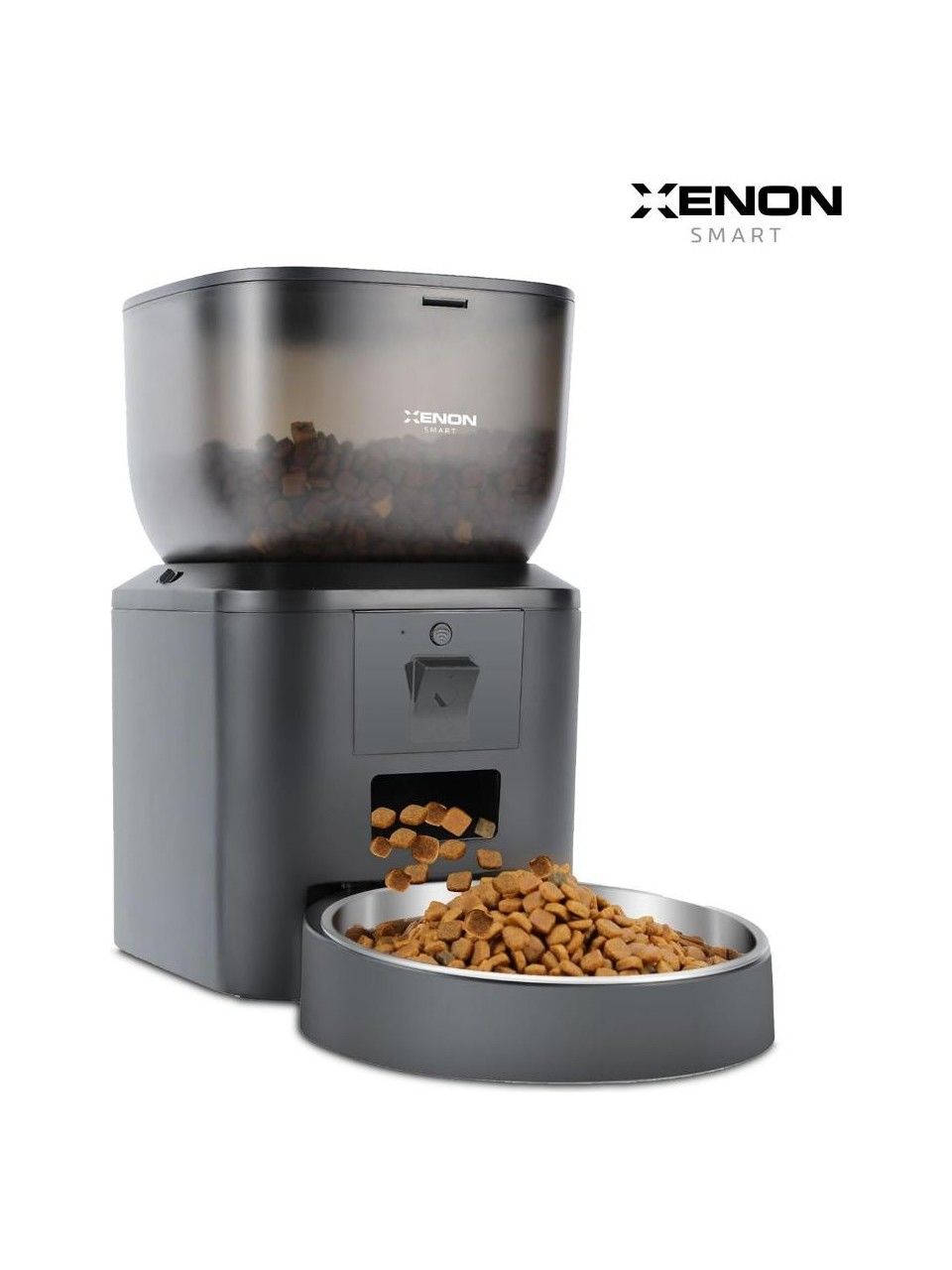 Xenon Smart Wi-Fi Uzaktan Sesli ve Kamera Kontrollü Kedi Mama Kabı