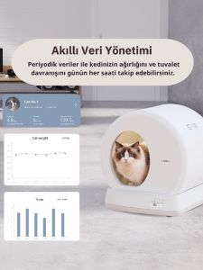 Ubtech Ucat C10 Pro Kameralı Akıllı Kedi Tuvaleti