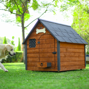 Mandu Isı Yalıtımlı XLarge Ahşap Köpek Kulübesi