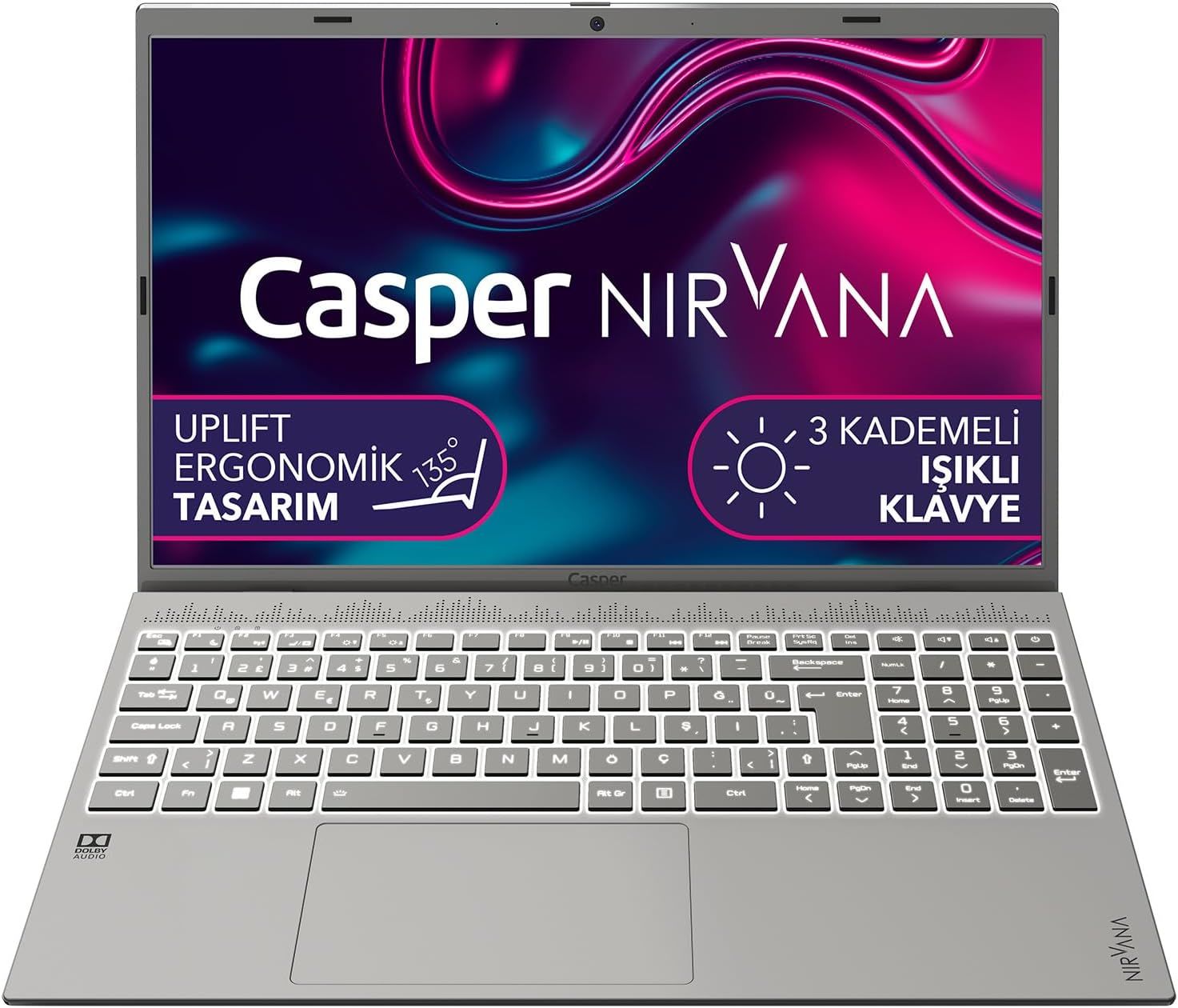 Casper Nirvana C550.1255-DF00X-G-F Intel Core i7-1255U 32GB RAM 1TB NVME SSD GEN4 Freedos