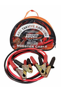 Autokit 600 Amper Akü Takviye Kablosu 2 Metre